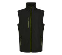 Regatta Men's E-volve Stretch Bodywarmer Gilet Isolante, Nero/Verde, XL Uomo