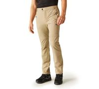 Regatta Men's Highton Zip off Walking Trousers Pantaloni da Escursionismo, Oat, 44W Uomo