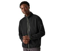 Regatta Men's Kassam Full Zip Fleece Jacket, pile bambina Uomo, Black Marl(Agave Green),