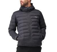 Regatta Mens Marizion Baffled Water Repellent Jacket Coat, Giacca Imbottita Uomo, Grey/Red, 3XL
