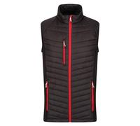 Regatta Men's Navigate Hybrid Bodywarmer Gilet Isolante, Nero/Verde, XXL Uomo