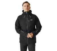 Regatta Men's Okara Waterproof Jacket, Giacca impermeabile traspirante con cerniera intera Okara da uomo Uomo, Black,
