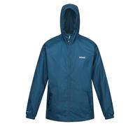 Regatta Mens Waterproof Packaway Jacket, Giacca impermeabile Uomo, Moroccan Blue,