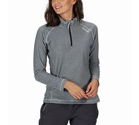Regatta Womens Montes Lightweight Half Zip Mini Stripe Micro, Dark Light Steel, EU 34