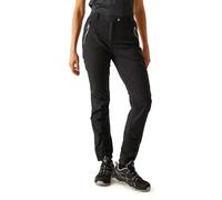 Regatta Mountain III-Pantaloni da Passeggio da Donna, Nero, 10