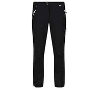 Regatta Mountain Winter-Pantaloni da Trekking, in Tessuto Elasticizzato avanzato e Idrorepellente, con Elastico in Vita e Tasche con Cerniera, Trousers Uomo, Nero, 30"