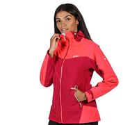 Regatta Oklahoma Jackets Waterproof Shell, Donna, Dark Cerise/Neon Pink, S