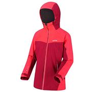 Regatta Oklahoma Jackets Waterproof Shell, Donna, Dark Cerise/Neon Pink, XXS