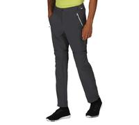 Pantaloni impermeabili con zip removibile Regatta Mountain III Gris 50 Short