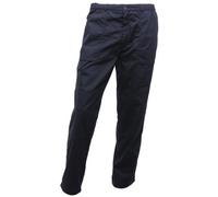 Regatta Pantaloni Workwear Lined Action Multi Tasca Idro Repellenti Con Fodera Interna (Gamba Lunga) Trousers, Uomo, Navy, 28"