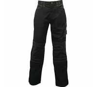Regatta Pantaloni Workwear Rinforzati Hostler Multi Tasca (Gamba Regolare) Trousers, Uomo, Black, 28"