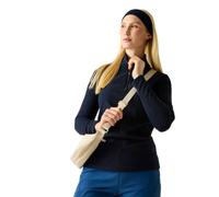 Regatta - Sweethart - Pile comodo blu navy mélange con zip corta 36