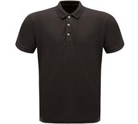 Regatta Polo Classic 65/35 A 3 Bottoni T-Shirts/Polos/Vests, Uomo, Black, XS