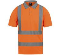 Regatta Polo Da Lavoro High Vis Pro Contract Giallo Arancione