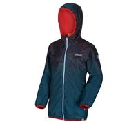 Regatta Printed Lever' Giacca Ripiegabile Impermeabile Traspirante Foderata In Mesh Jackets Waterproof Shell, Unisex bambini, Gulfstream, 15-16