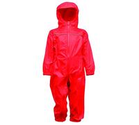 Regatta Professional Kids Paddle Waterproof & Breathable Lightweight all-in-One Rain Suit with Safety Reflective Detail, Tuta Impermeabile Ragazzi, Rosso Classico, Size: 60-72