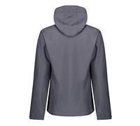 Regatta Professional Men's Venturer 3 Layer Printable Hooded Softshell Jacket Giacca, Seal Grey (Nero), L Uomo