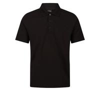 Regatta Professional Mens PRO 65/35 Short Sleeve Polo T Shirt, Nero, 4XL Uomo