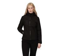 Regatta Professional Women's Venturer 3-Layer Printable Hooded Softshell Jacket Giacca, Nero (Nero), 18 Donna