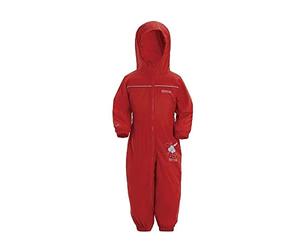 Regatta Puddle IV, Tuta Integrale Impermeabile, Unisex - Bambini e ragazzi, Pepper, 48 mesi-60 mesi