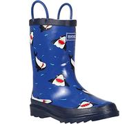 Regatta RKF451 Unisex - Bambini Stivali in gomma, Squalo/Nautical Blue, 42 EU