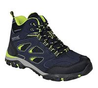 Regatta Chaussures Techniques De Marche Junior Holcombe, Scarpe da Passeggio Unisex-Bambini, Punch Navy/Lime, 31 EU