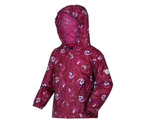 Regatta RKW268 0JXCA4 Peppa Pig Pack-It Giacca Shell Impermeabile Traspirante Ripiegabile con Cappuccio