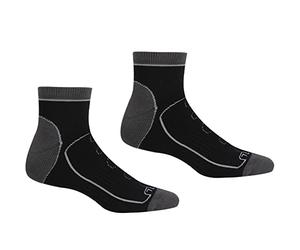 Regatta Samaris Sock, calze uomo Uomo, Black/DarkSteel, 6-8