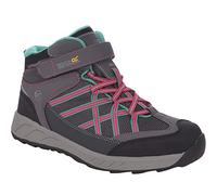 Regatta Samaris V Mid' Waterproof Breathable Hoop & Loop Fastening Lightweight Hiking Boots, Scarpe da Passeggio Unisex-Bambini, Granit Duchs, 28 EU