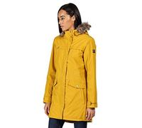 Regatta Serleena II Waterproof Taped Seams Insulated Lined Hooded Jacket with Security Pocket, Giacca Donna, Semi di Senape, 12
