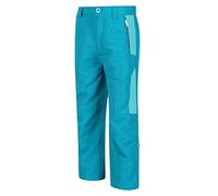 Regatta Sorcer Mt Pants V Pantaloni da Bambino idrorepellenti, ad Asciugatura Rapida e Catarifrangenti. Dotato di Protezione UV e tecnologie DWR e Isoflex. Adatto per l'escursionismo.