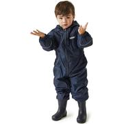 Regatta Splosh III Waterproof And Breathable Insulated Lightweight All-In-One, Abito Bambini, Navy, Size 36-48