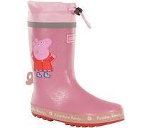 Regatta, Stivali in gomma Peppa Pig Puddle con regolazione a cordoncino, 33 EU, Rosa Peppa
