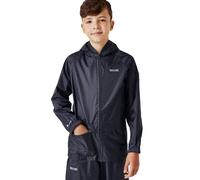 Regatta Stormbreak' Giacca Impermeabile Cuciture Nastrate Con Cappuccio Jackets Waterproof Shell, Unisex bambini, Navy, 13 yr