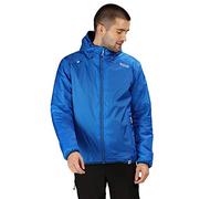 Regatta Tarren - Giacca Impermeabile e Traspirante, Foderata in Pile, con Cappuccio, Uomo, RMP254 92Z95, Oxford Blue/Prussian, 3XL