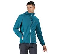 Regatta Terota' Mid Weight Extol Stretch Hooded Ribbed Jacket, Pile Uomo, Olimpiadi di tè/Gulfstream, M