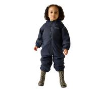Regatta Splosh III Waterproof And Breathable Insulated Lightweight All-In-One, Abito Bambini, Navy, Size 12-18