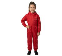 Regatta Splosh III Waterproof And Breathable Insulated Lightweight All-In-One, Abito Bambini, Pepper, Size 36-48