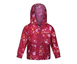 Regatta Unisex Peppa Pig Pack It Waterproof Shell Jacket, Giacca impermeabile Unisex - Bambini, BerryP/Autum,