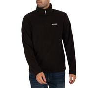 Regatta Uomo Felpa con zip in pile Thompson, Nero