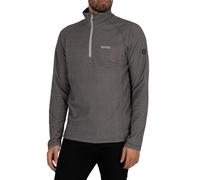 Regatta Uomo Felpa leggera a righe con mezza zip di Montes, Grigio