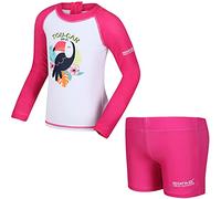 Regatta, Valo Tuta da Nuoto Rash Suit Set a Due Pezzi con Stampa