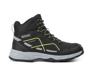 Regatta Vendeavour ISOTEX - Scarponcini impermeabili da uomo, Punch Lime Nero, 41 EU