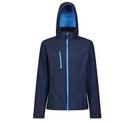 Regatta Professional Men's Venturer 3 Layer Printable Hooded Softshell Jacket Giacca, Blu Navy/Blu Francese, S Uomo
