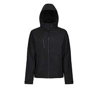 Regatta Venturer Professional - Giacca softshell da uomo, stampabile, a 3 strati, con cappuccio