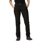 Regatta Women's Geo II Softshell Walking Trousers Pantaloni, Black, 14 da Donna