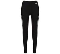 Regatta Womens Zimba Merino Wool Mix Super Soft Odour Control Performance Wicking Bottoms, Abbigliamento Termico Donna, Nero, 14
