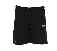 Regatta Xert STR - Pantaloncini da Donna, Donna, Pantaloncini, RWJ172, Nero, FR : L (Taille Fabricant : Taille 16)
