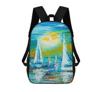 Regatta Zaini Stampati in 3D Per Bambini, Zaini Scolastici, Borse Scolastiche, Zaini Alla Moda Per Ragazzi, Studenti Delle Scuole Elementari E Medie 17inch