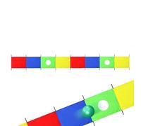 Regenbogen Fallschirm - Spielen Fallschirms für Kinder Spielens | Rechteckiges Spiel Spieln | Gymnastik |Trainingsausrüstung Spielzeug für Kooperative Aktivitäten Sport Yard Field Playplatz